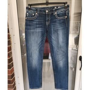 Miss Me Jeans Women's Signature Skinny Embellished Pockets Size 31